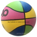 Four Color Size 7 Rubber Basketball